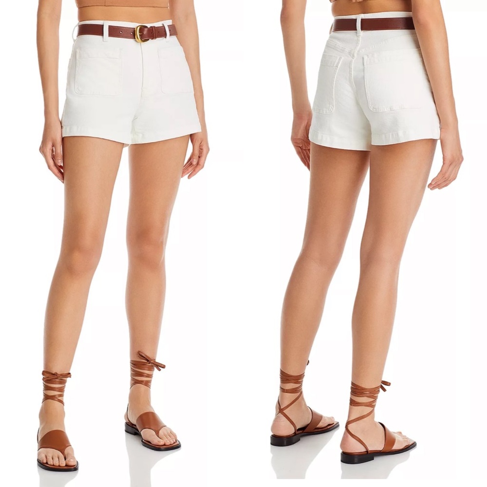 NWT Madewell White High Rise Shorts